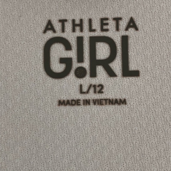 Athleta Girl Jacket Stunner Shade White Multicolored Zipper Size Large 12 - Picture 6 of 12